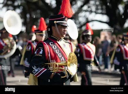 New Orleans, Louisiana USA - November 24, 2018: The Bayou Classic Parade, H...