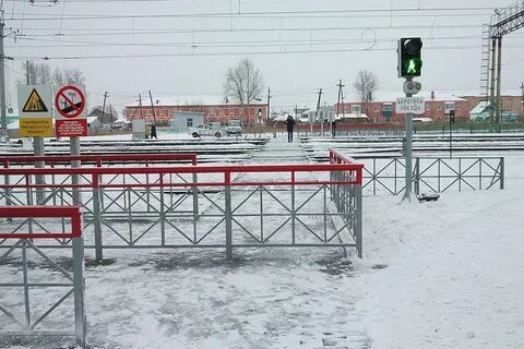 Железнодорожный переезд пешеходный переход