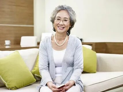 Asian old woman