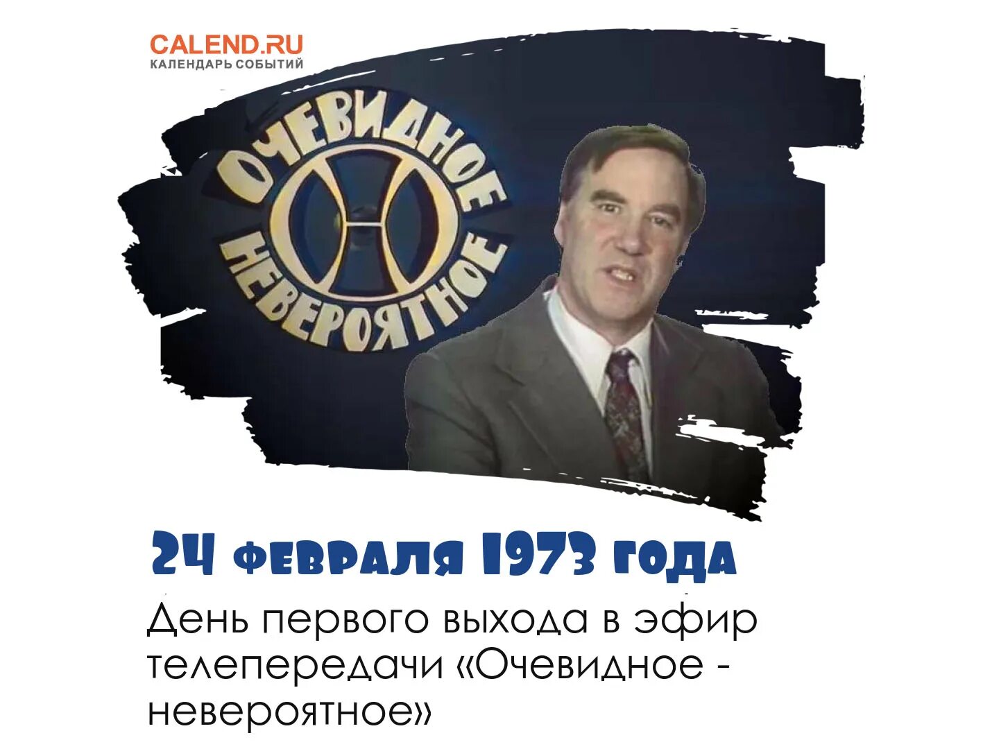 В первые вышел в печать. Очевидное - невероятное телепередача Капицы. 1973 Очевидное - невероятное передача. Капица ведущий очевидное невероятное.