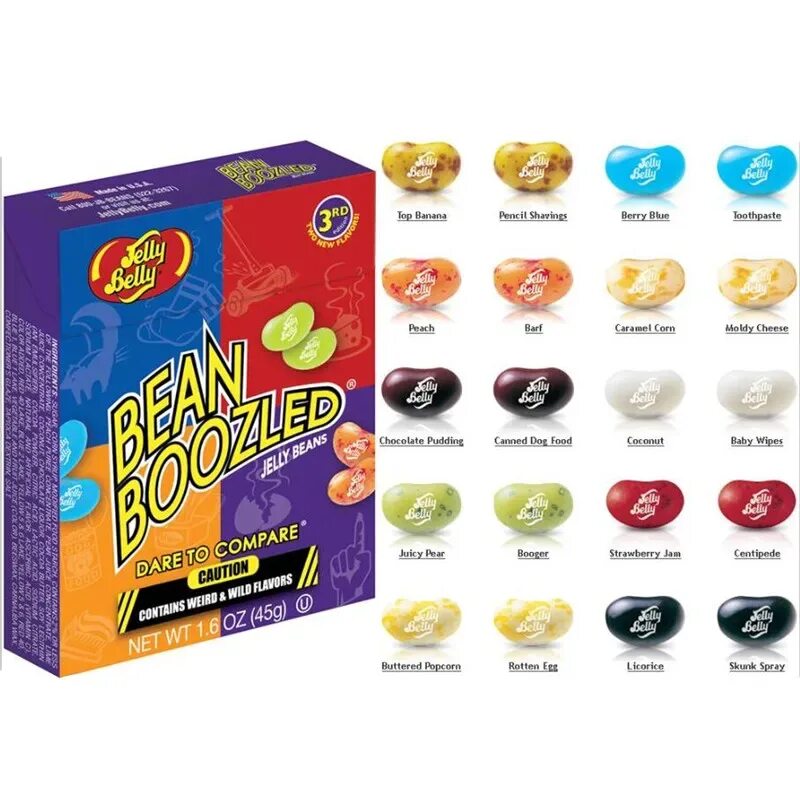 Bean boozled вкусы. Конфеты Bean Boozled. Вкусы Джелли Белли Бин Бузлд. Конфеты Джелли Белли Bean Boozled. Jelly belly Bean Boozled вкусы.