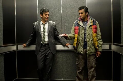John Cho and Kal Penn in Убойное Рождество Гарольда и Кумара (2011). 
