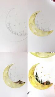Рисование месяц