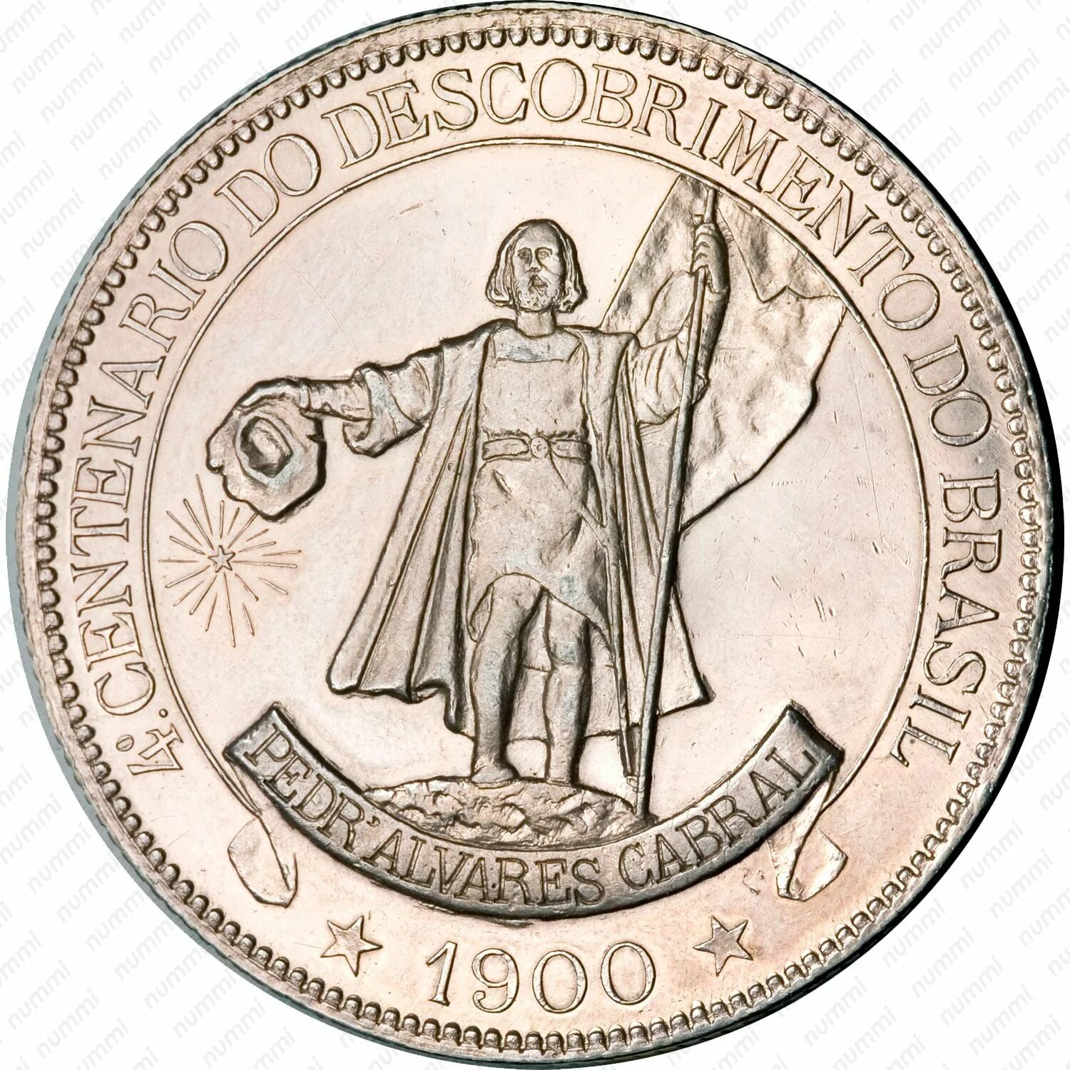 4000 Рейс 1900 открытие Бразилии. Coins of Brazil. Американские монеты от 1900. Brazil 1000 Réis 1900 (4th Centenary of Brazilian Discovery.