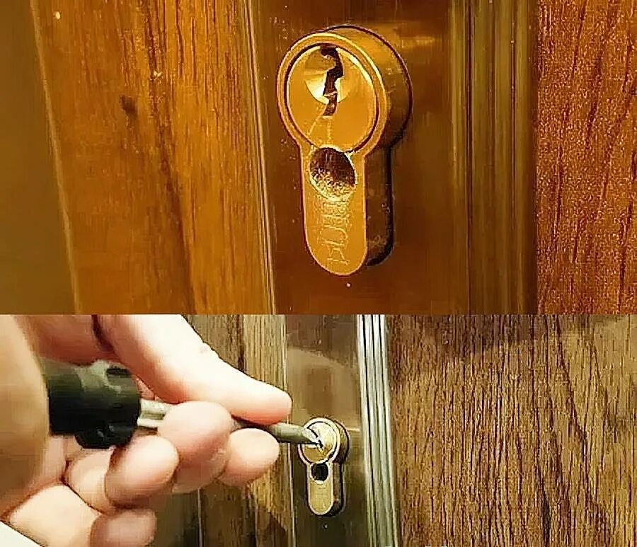 Как открыть ручку с ключом