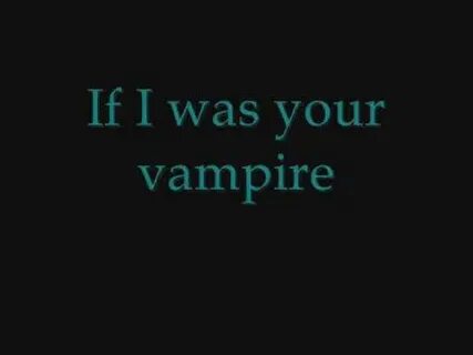 Marilyn manson if i was your vampire