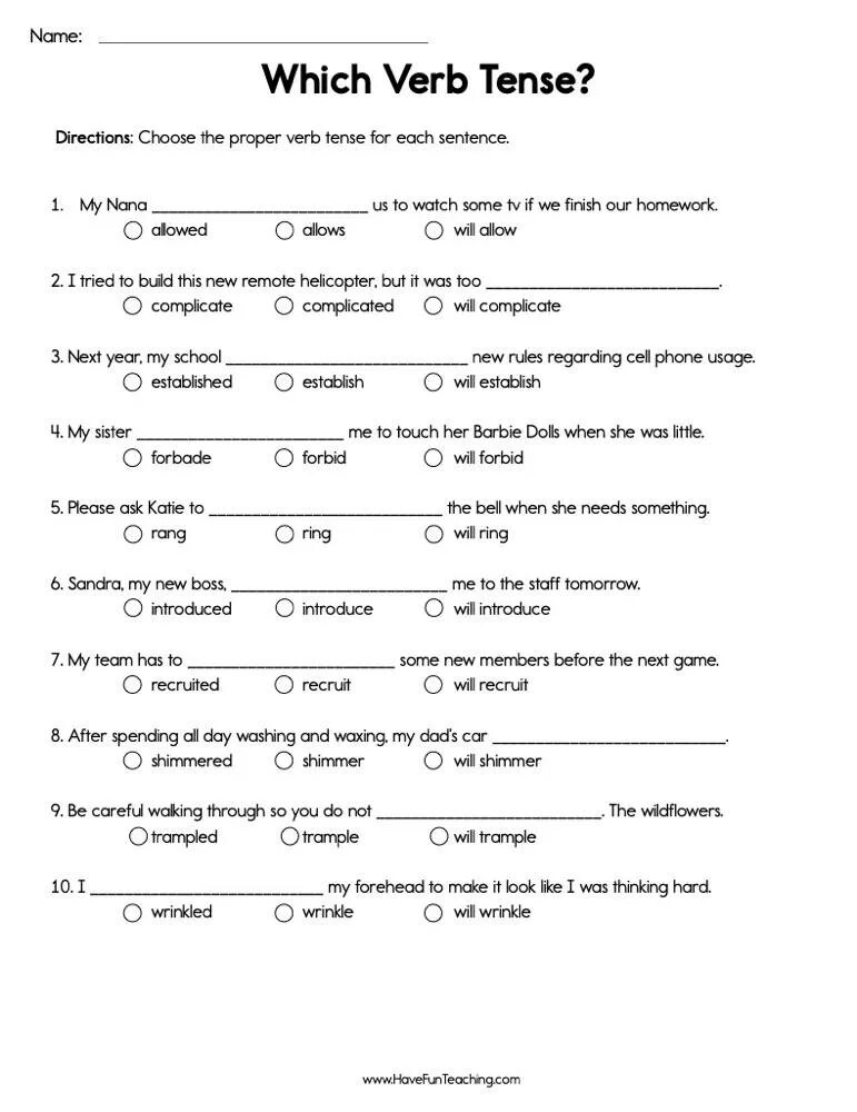 All Tenses Worksheet. Mix Tenses Worksheets. Tenses Review Worksheets. Fill in the correct form of the verb all Tenses. Mixed tenses worksheet