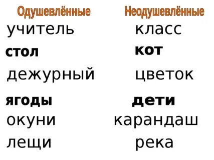 Москвичка одушевленное или неодушевленное