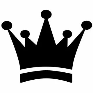 Корона черно белая