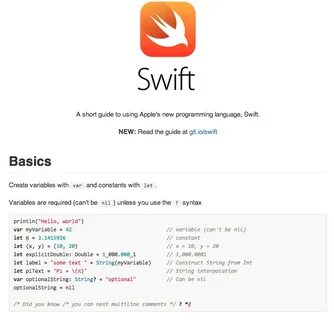 Swift coding