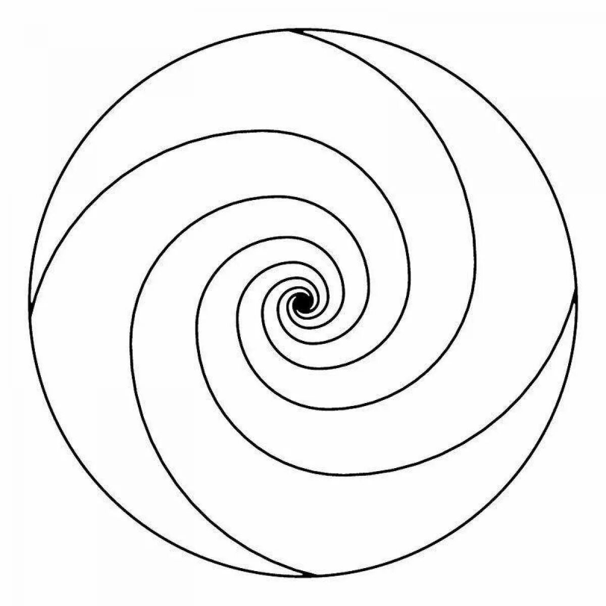 Спираль по кругу для вырезания. Раскраска спираль. Круговая спираль. Рисование по спирали. Раскраска спираль.
