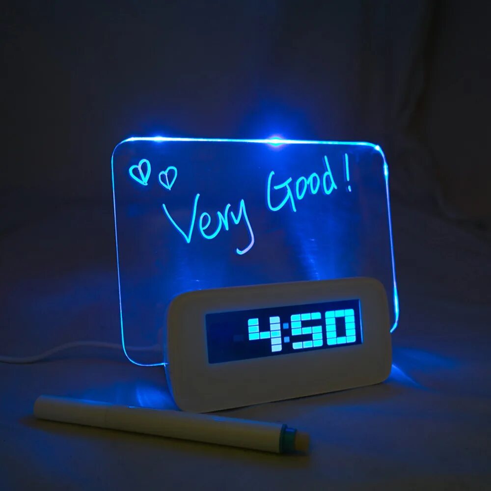 Led будильника. Часы- будильник talking Kiss с led подсветкой. Часы будильник с доской для записей. Светящийся led будильник с доской для записей. Электронный будильник с подсветкой.