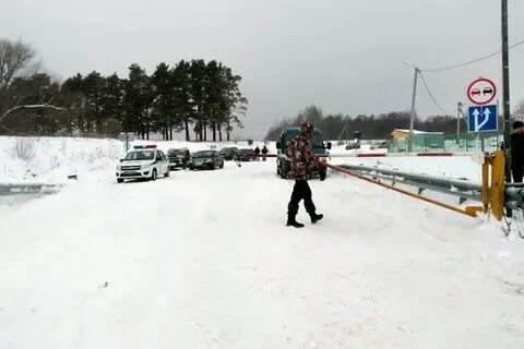 Ледовая переправа сменцево