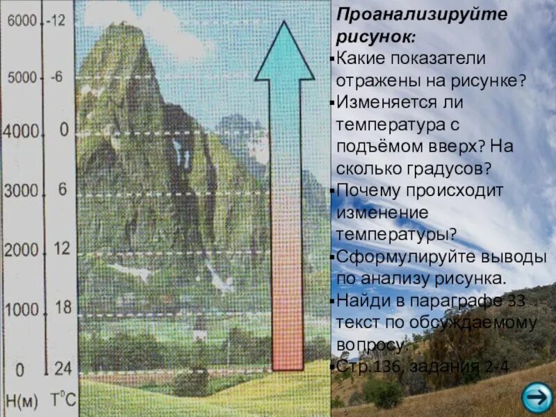 Изменение температуры при подъеме вверх. Температура воздуха на высоте. Как меняется температура в горах. Изменение температуры воздуха с высотой. Изменение температуры в горах.