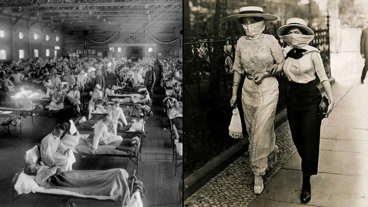 5 января 20 года. Испанка Пандемия 20 века. Испанка грипп эпидемия 1918 года Испания.