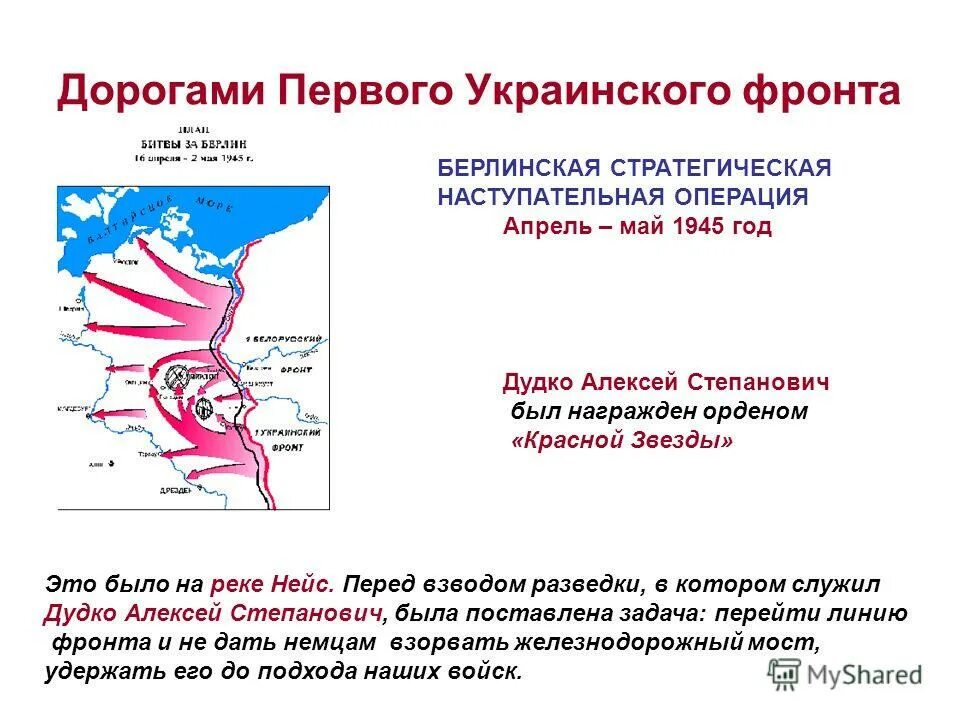 Командующий 1 украинским фронтом в берлинской