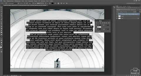 Фотошоп вдавленный текст