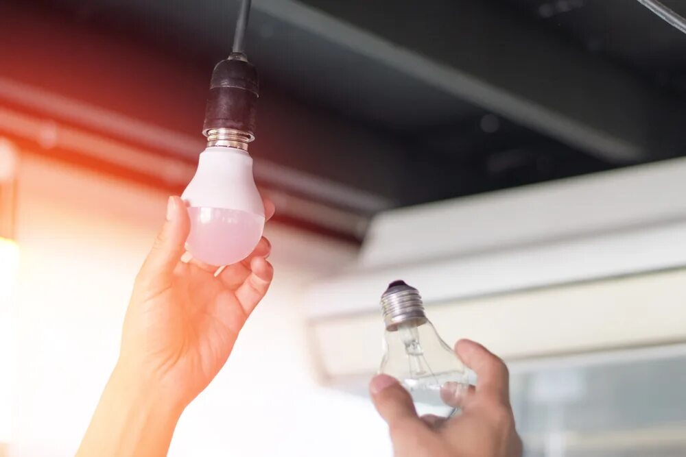 Change a light bulb