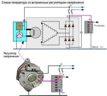 Как подсоединить реле генератора