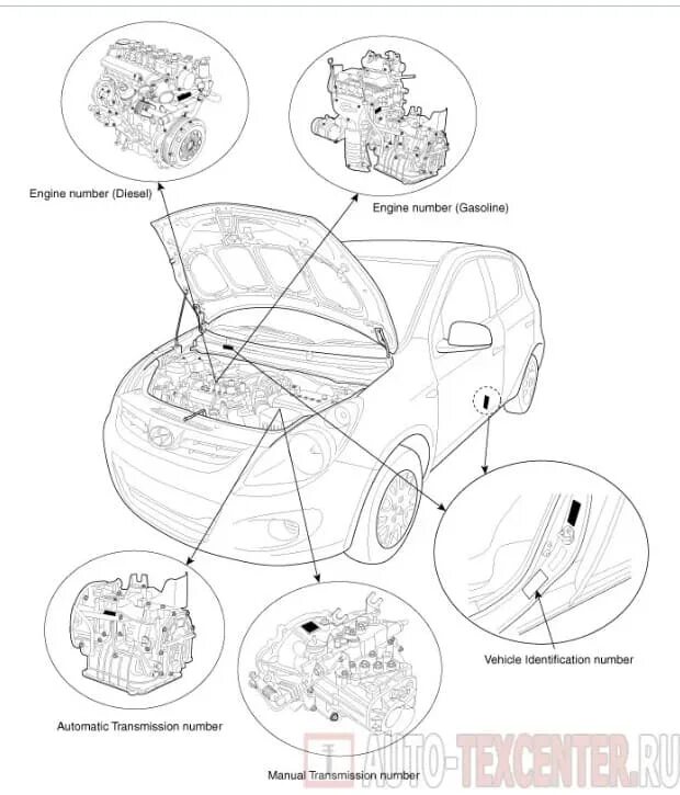 Хендай гетц где номера. Вин номер Хендай Старекс 2008 года. Hyundai Getz 2008 номер кузова. Вин номер на кузове Хундай гетс. Hyundai Starex 2007 номер кузова.