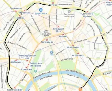 Пешеходная прогулка по бульварному кольцу москвы начинается