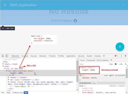 React empty