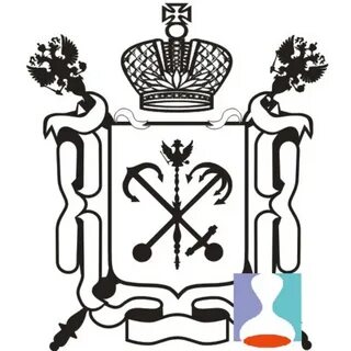 Герб санкт петербурга раскраска