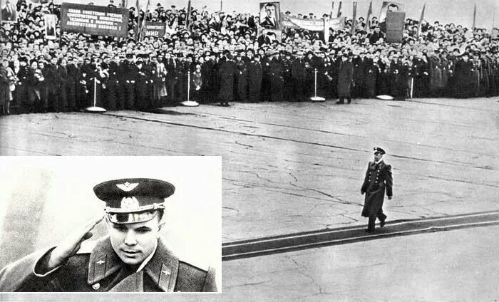 Звание гагарина во время первого полета. Гагарин на красной площади 1961. Встреча Юрия Гагарина в Москве.