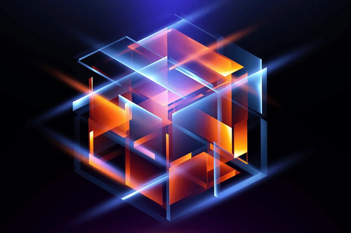 Суперпозиция квантовый компьютер. Кубит квантовый компьютер. Абстракция квадраты. Абстракция из квадратов. Абстракция куб.