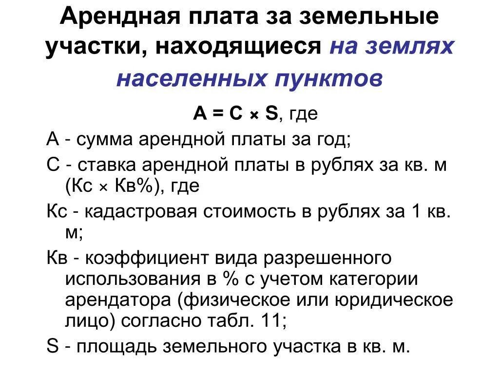 Налогообложение аренды помещения. Расчет годовой арендной платы земельного участка формула. Как рассчитать коэффициент аренды земельного участка. Как рассчитать сумму арендной платы формула. Как рассчитать арендную плату за земельный участок.