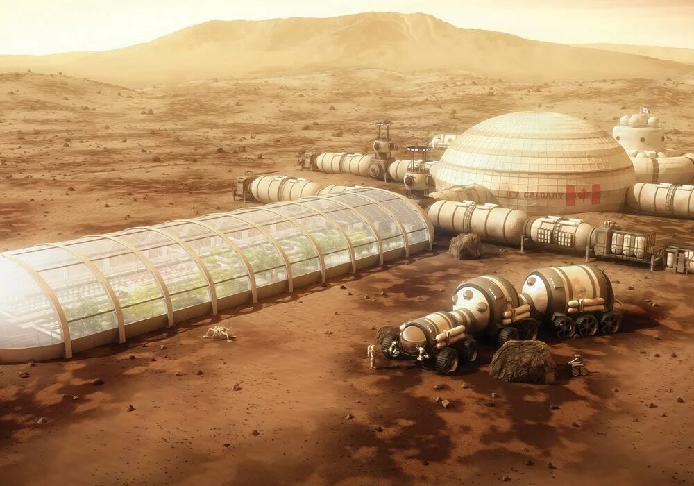 Mars colony