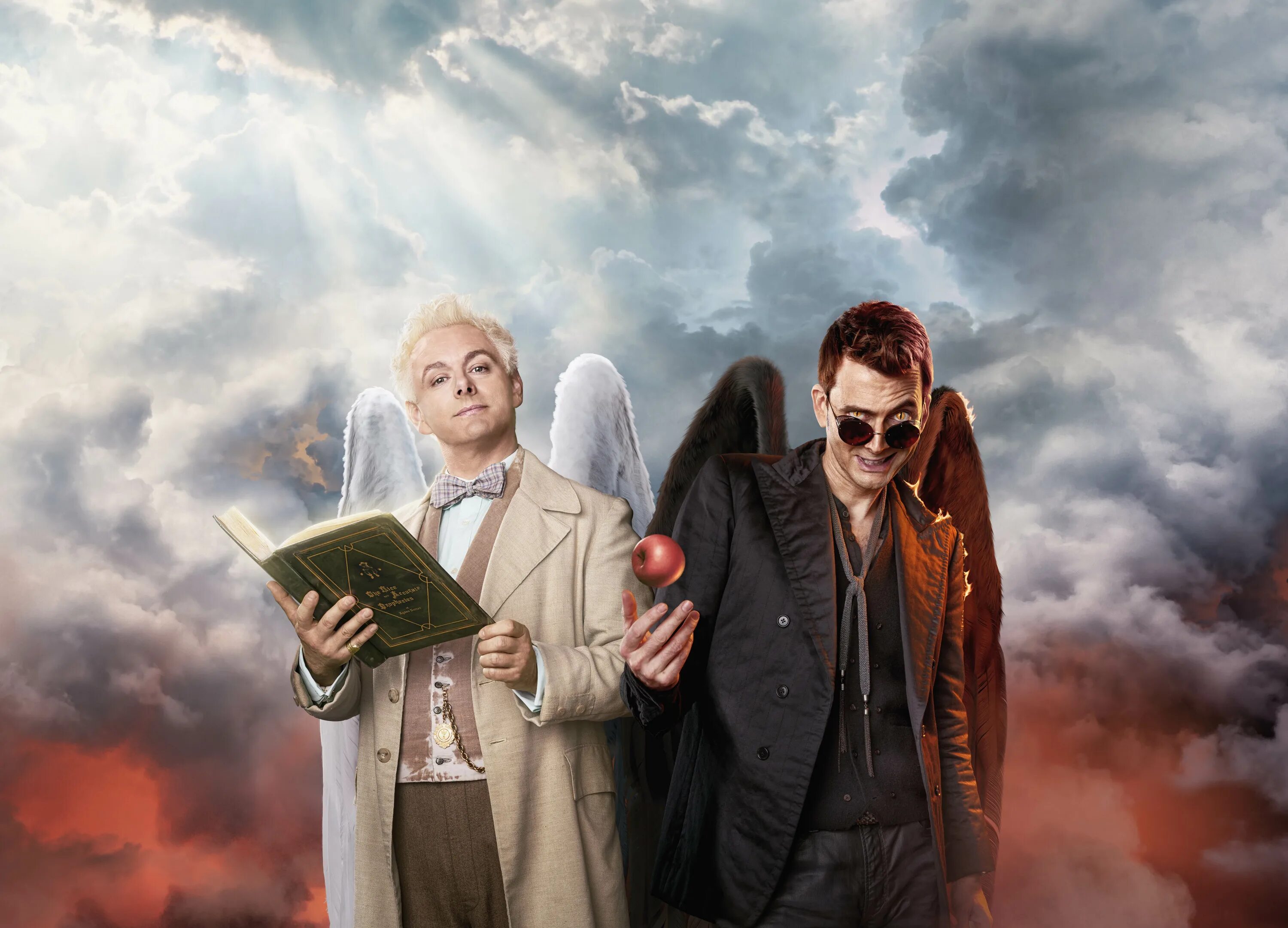 Good series. Благие знамения (good Omens) 2019. Терри Пратчетт благие знамения сериал. Благие знамения Кроули Постер. Благие знамения сериал Постер.