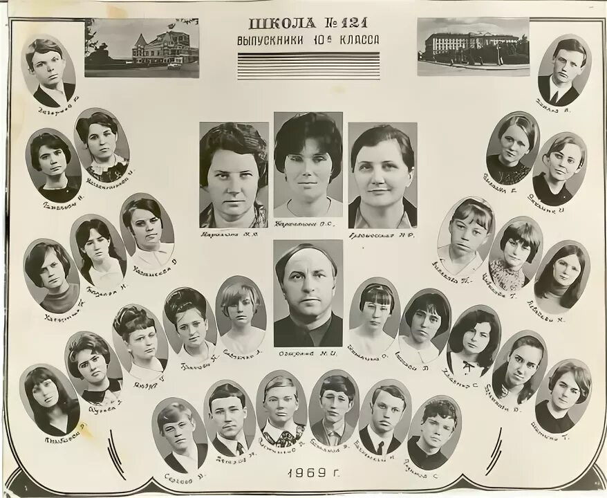 Школа выпуск 1969