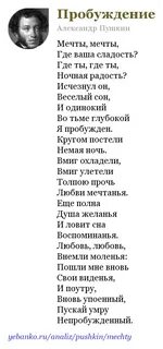 Мечта пушкин