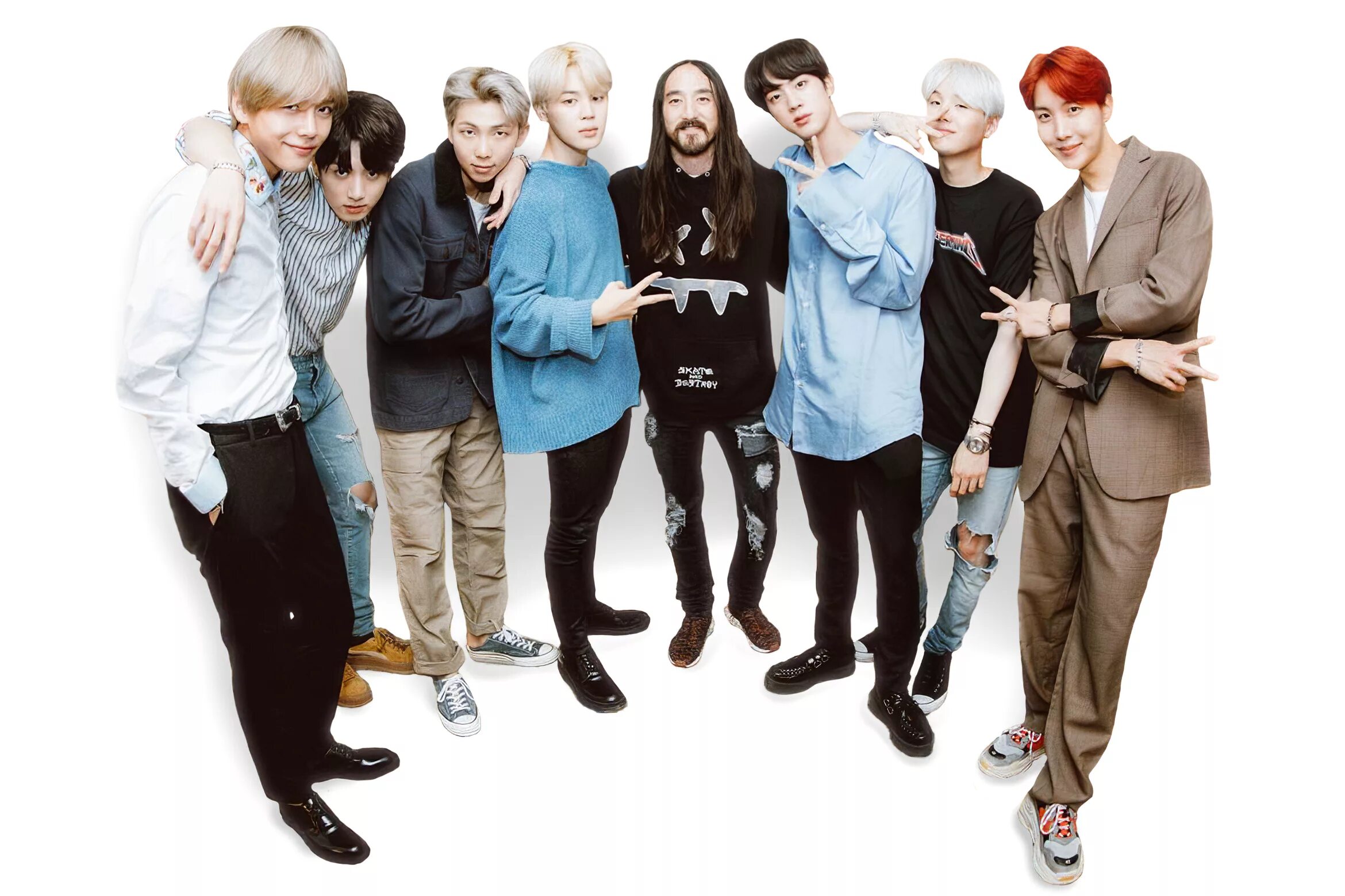 Bts aoki. Стив Аоки и БТС. BTS Steve Aoki. BTS Steve Aoki коллаборация. БТС И звезды Голливуда.