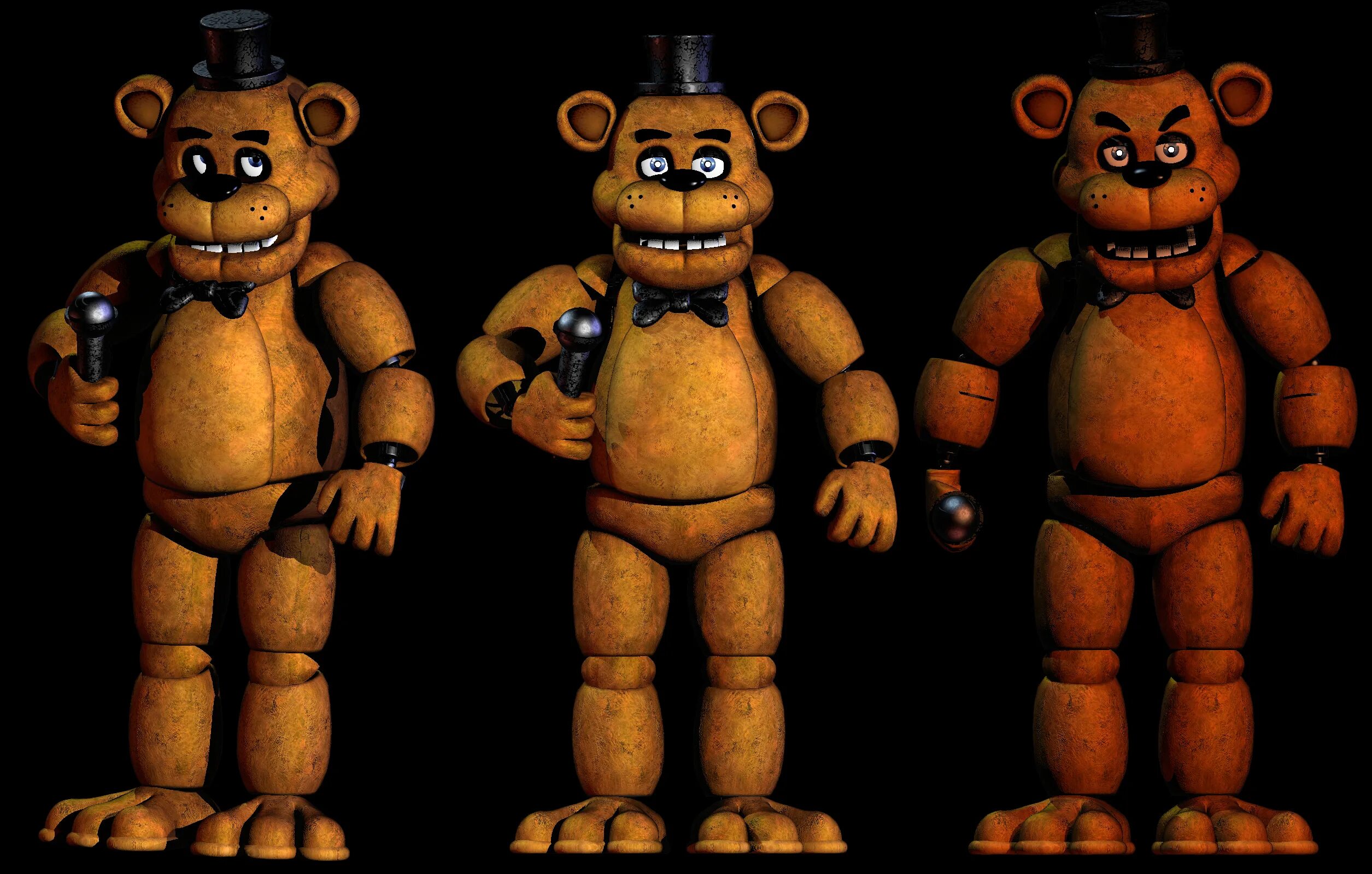 FNAF 1 Freddy. Ремейк Фредди ФНАФ 1. FNAF Freddy c4d. Классический Фредди.