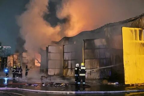 Пожар в красногорском