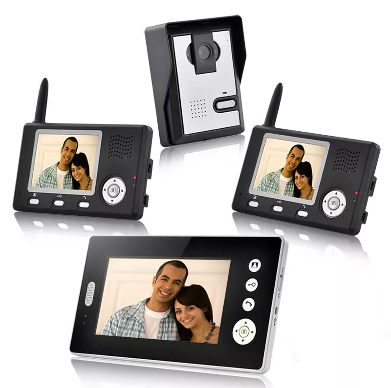 Комплект видеодомофона wi fi. Wireless Video Door Phone. WIFI домофон для частного. Беспроводной видеодомофон. Беспроводной видеодомофон для квартиры.
