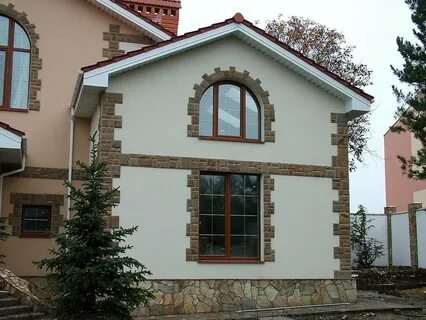 Наружная декоративная отделка дома