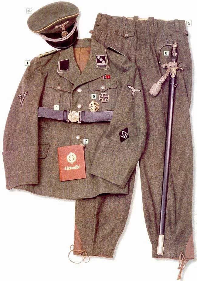 Сс и сд. Униформа СД третьего рейха. Форма СД Германии. M44 китель вермахта. Форма солдат вермахта СД.
