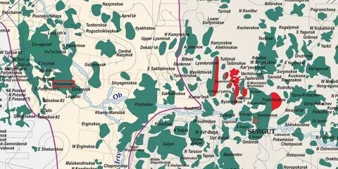 Карта салымское месторождение