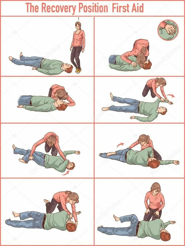 Previous position. Recovery position. recovery position first aid. поза при потере сознания. поза восстановления.