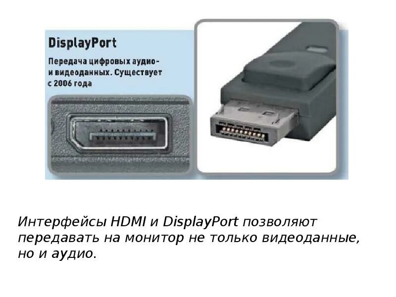Компьютер не видит displayport. Интерфейс displayport для монитора. версии дисплей порта. передача аудио displayport. порты на мониторе виды.