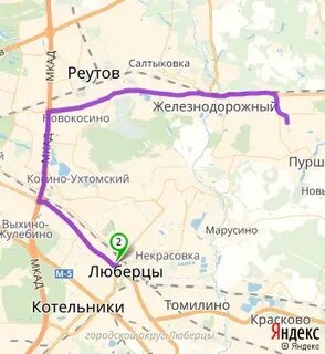 Маршруты автобусов железнодорожного