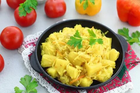 Рецепт квашеной капусты с картошкой