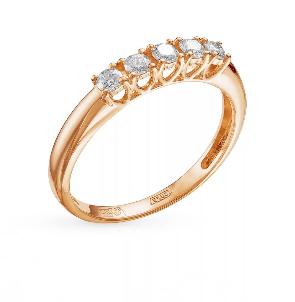 Кольца золото Даймонд 585. Санлайт кольца золотые. Артикул: 2388092 -50% кольцо из золота с бриллиантами.