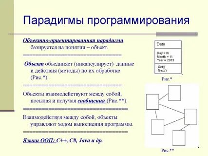 Поддерживающие языки программирования