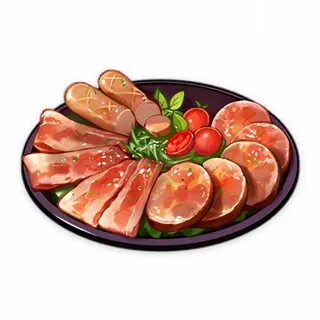 Нарежьте мясо геншин