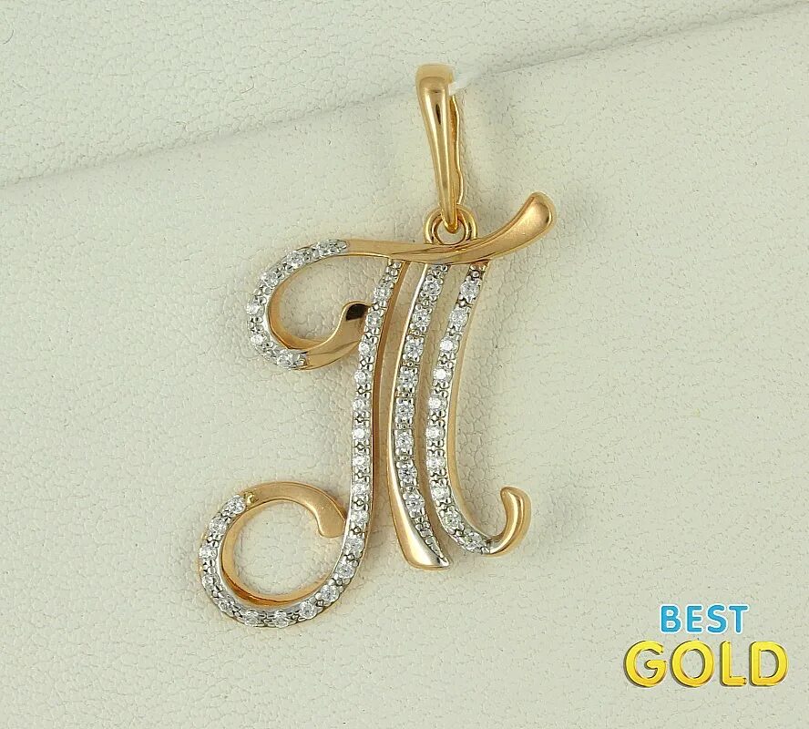 Подвеска с фианитами из золота 585 артикул п132455. Кулон с буквой т. Подвеска буква т золото. Подвеска буква т. Подвеска с буквой т золото.