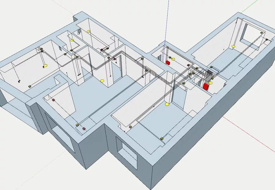 Схема электропроводки в 2 этажном доме. Проект электрики. Проектирование электрики в доме. Электрическая схема для проектирования частного дома-. План электропроводки архикад.